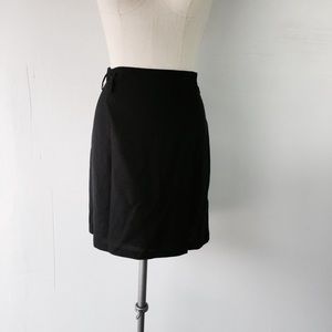 Gucci Black Silk /Wool Skirt 6